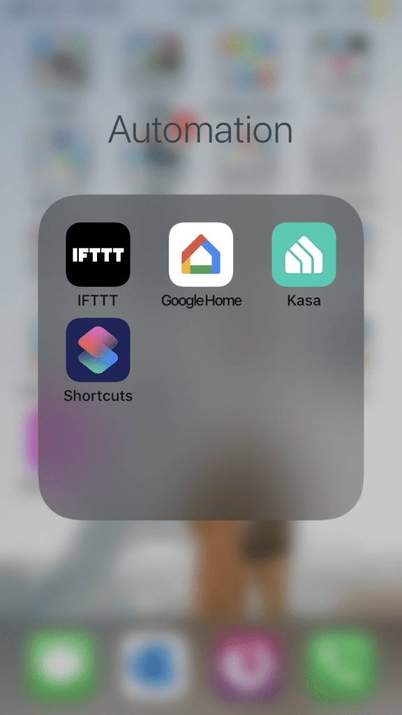 Shortcuts app in iOS