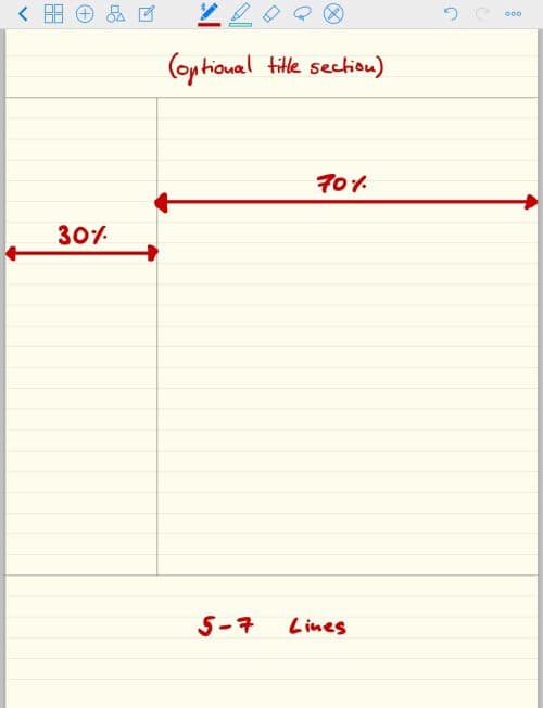 Cornell Note Taking Template